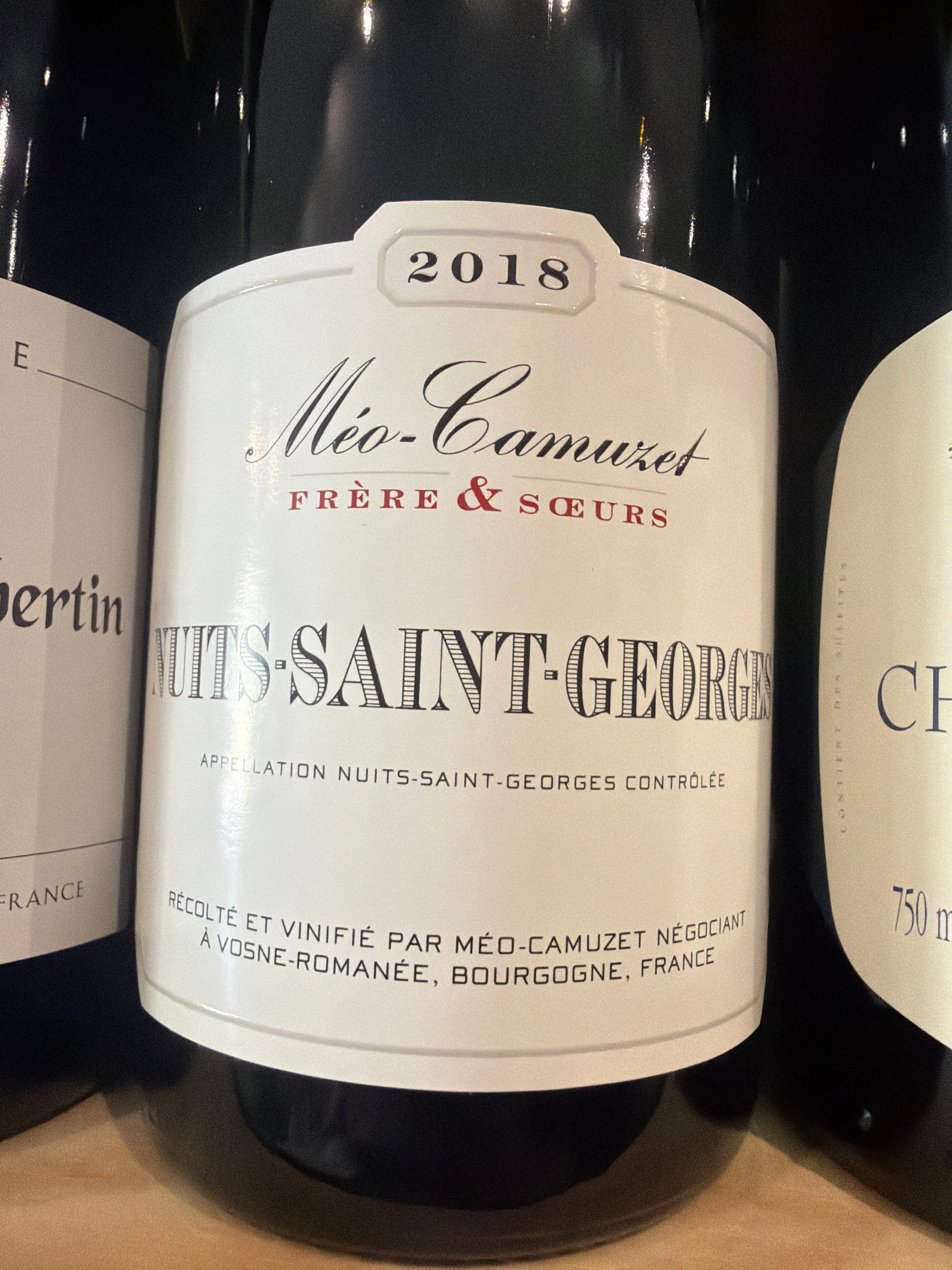 Meo camuzet nuits saint georges 2018