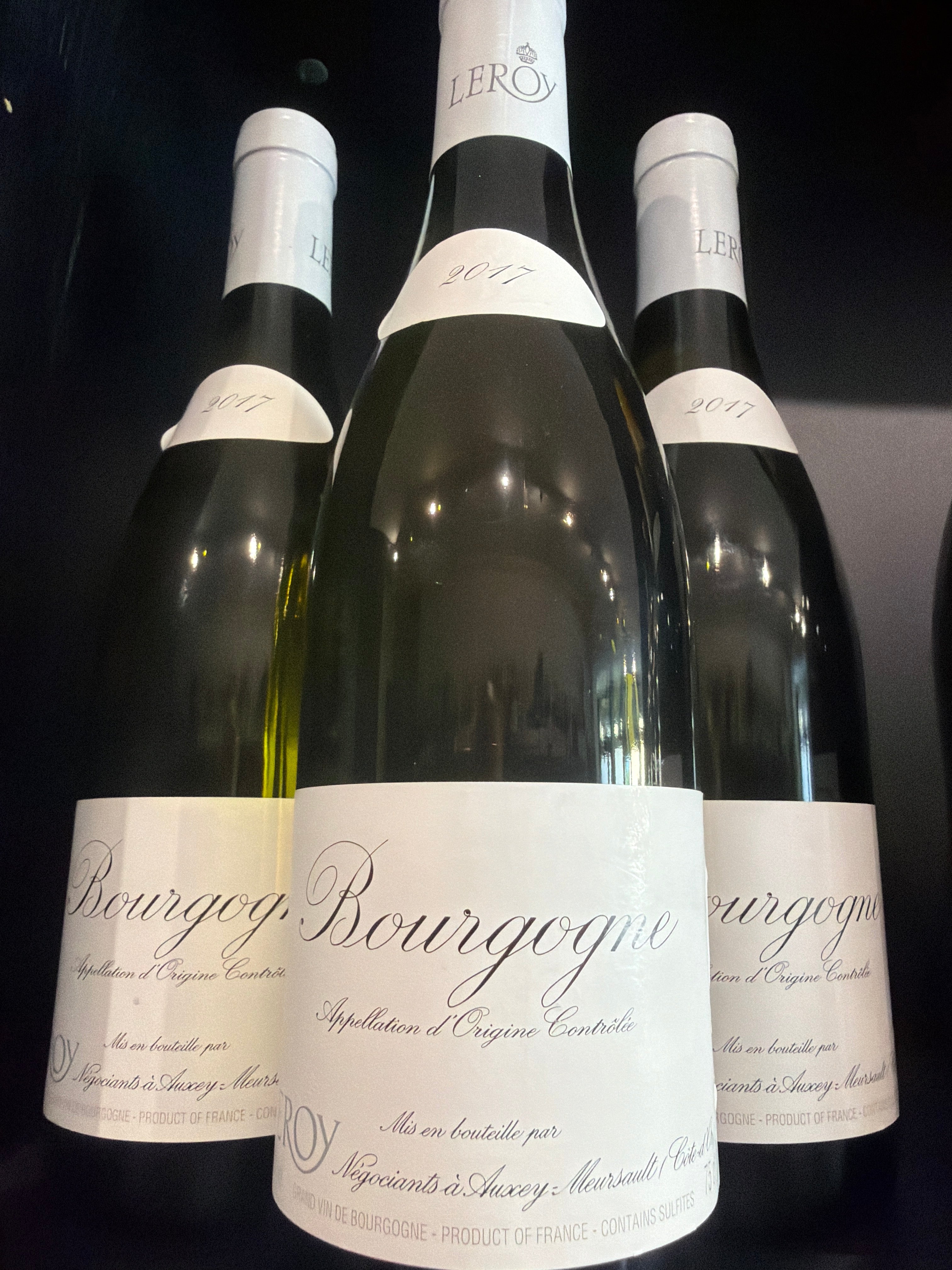 Leroy bourgogne blanc 2017