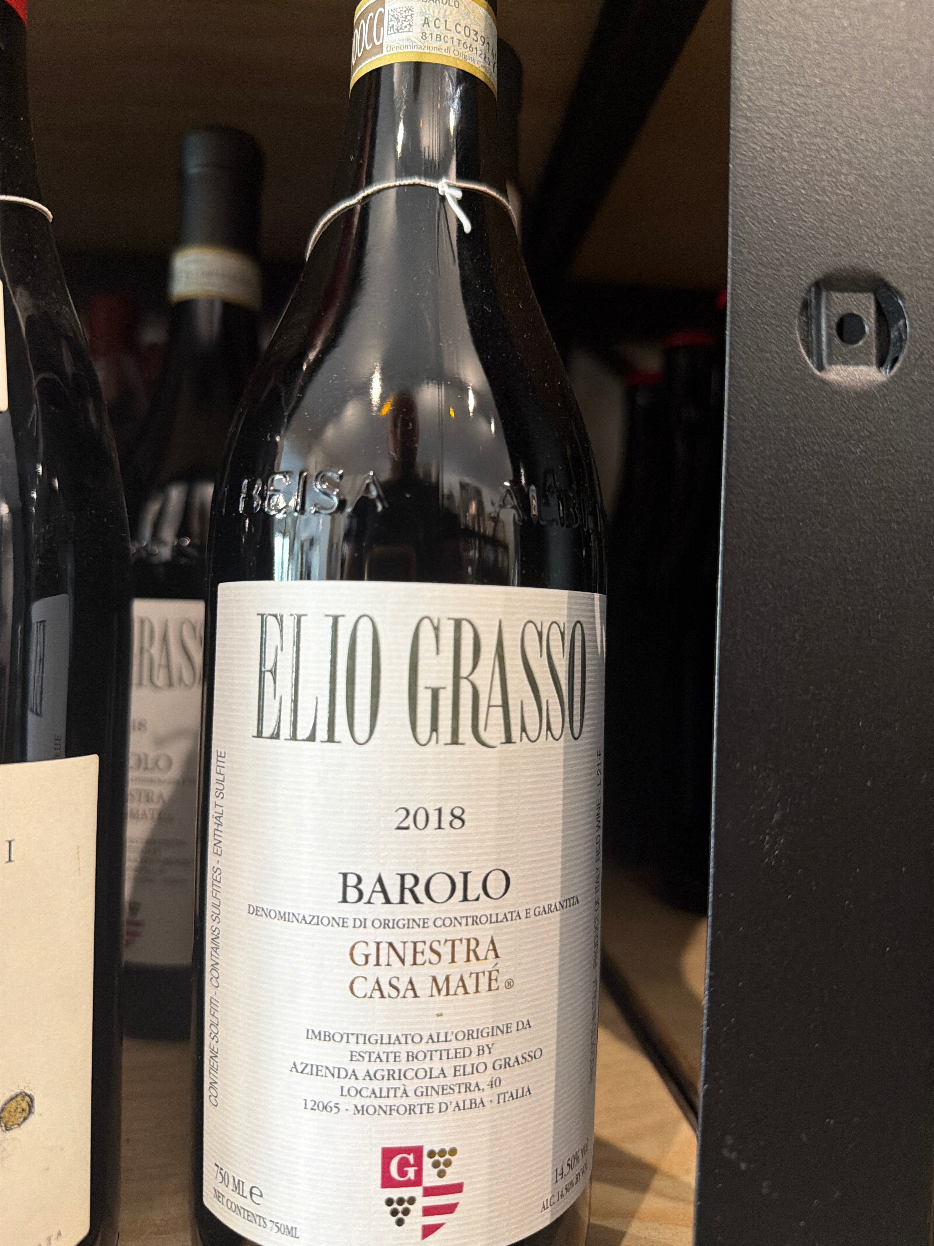 Elio grasso barolo 2018 casa maté